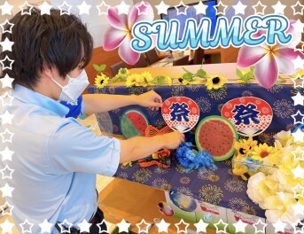 ショールームも夏仕様に(^_-)-☆